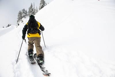 split snowboard package