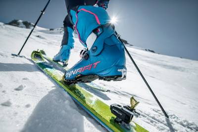 ski touring binding insert