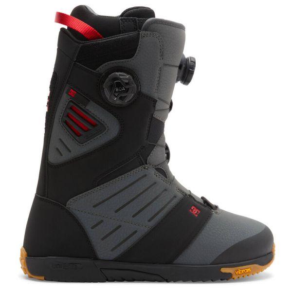 DC Judge Black Grey Red snowboard boots