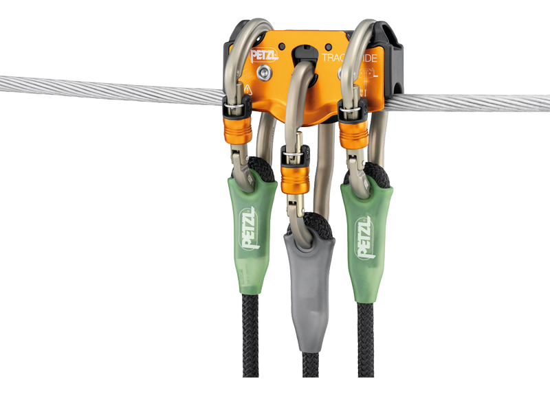 Installing the Petzl Trac Guide Pulley