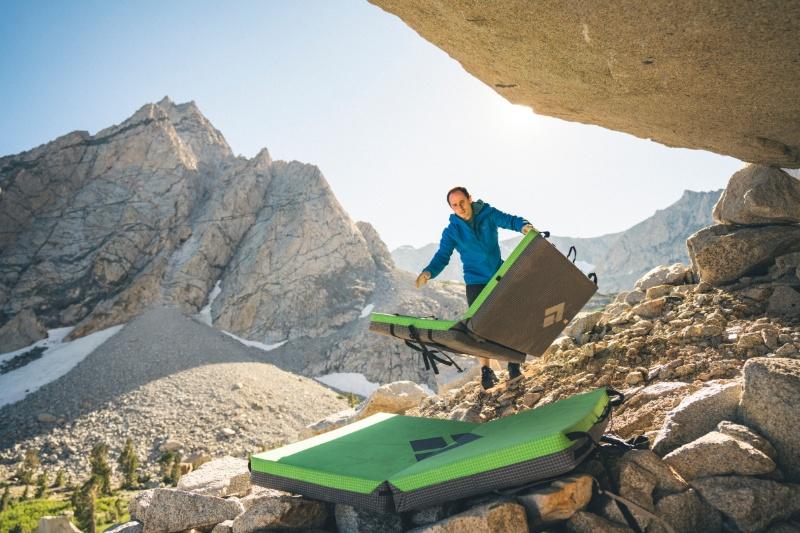 Setting up the crash pad