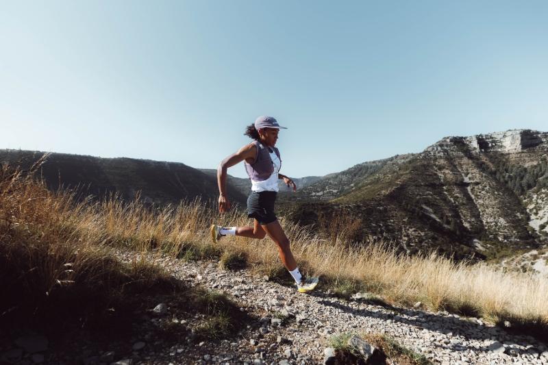 Outdoor running with a trail vest