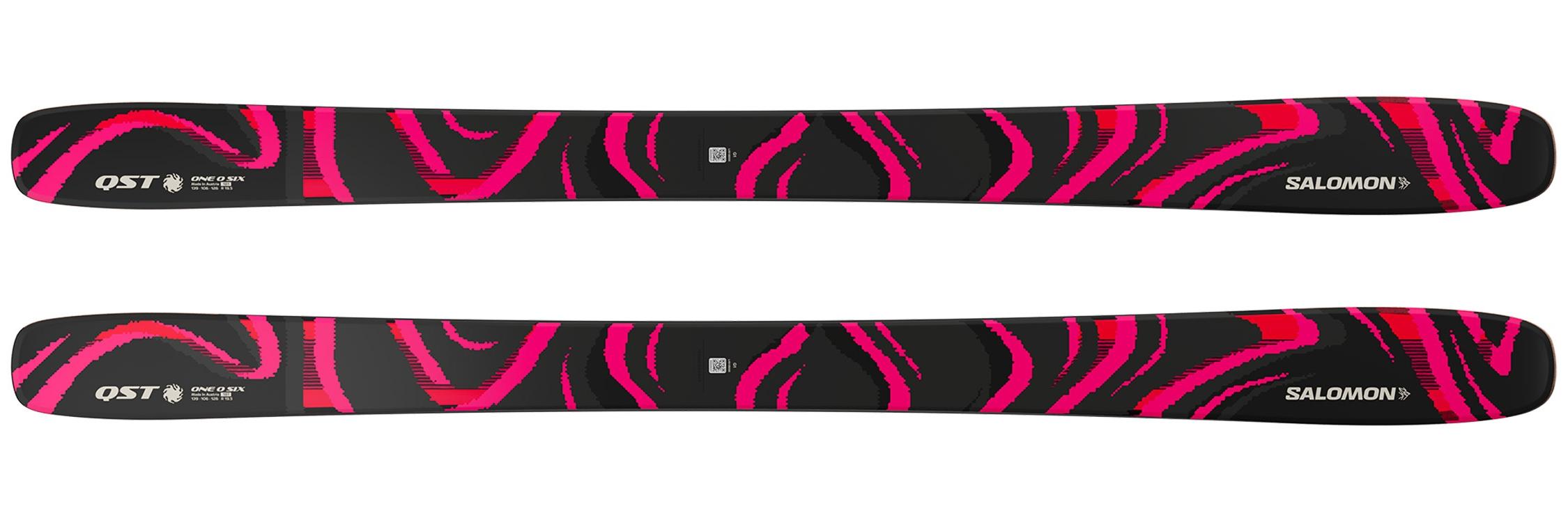 Salomon QST 106 Black Pink, freeride ski
